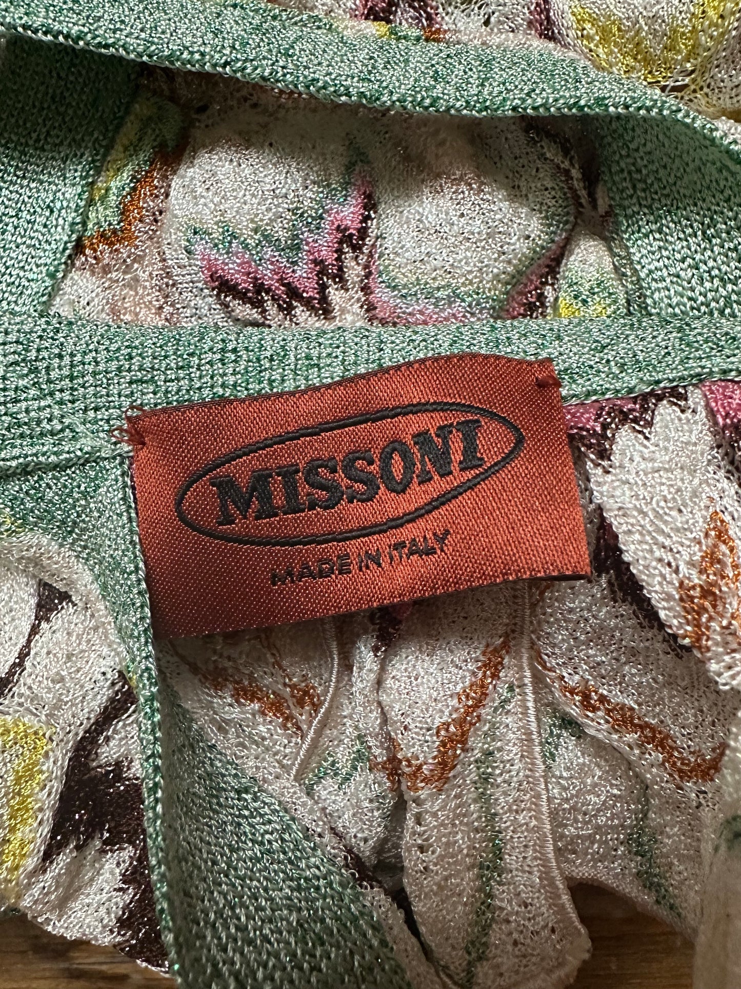 Vintage Missoni Knitted Crop Top