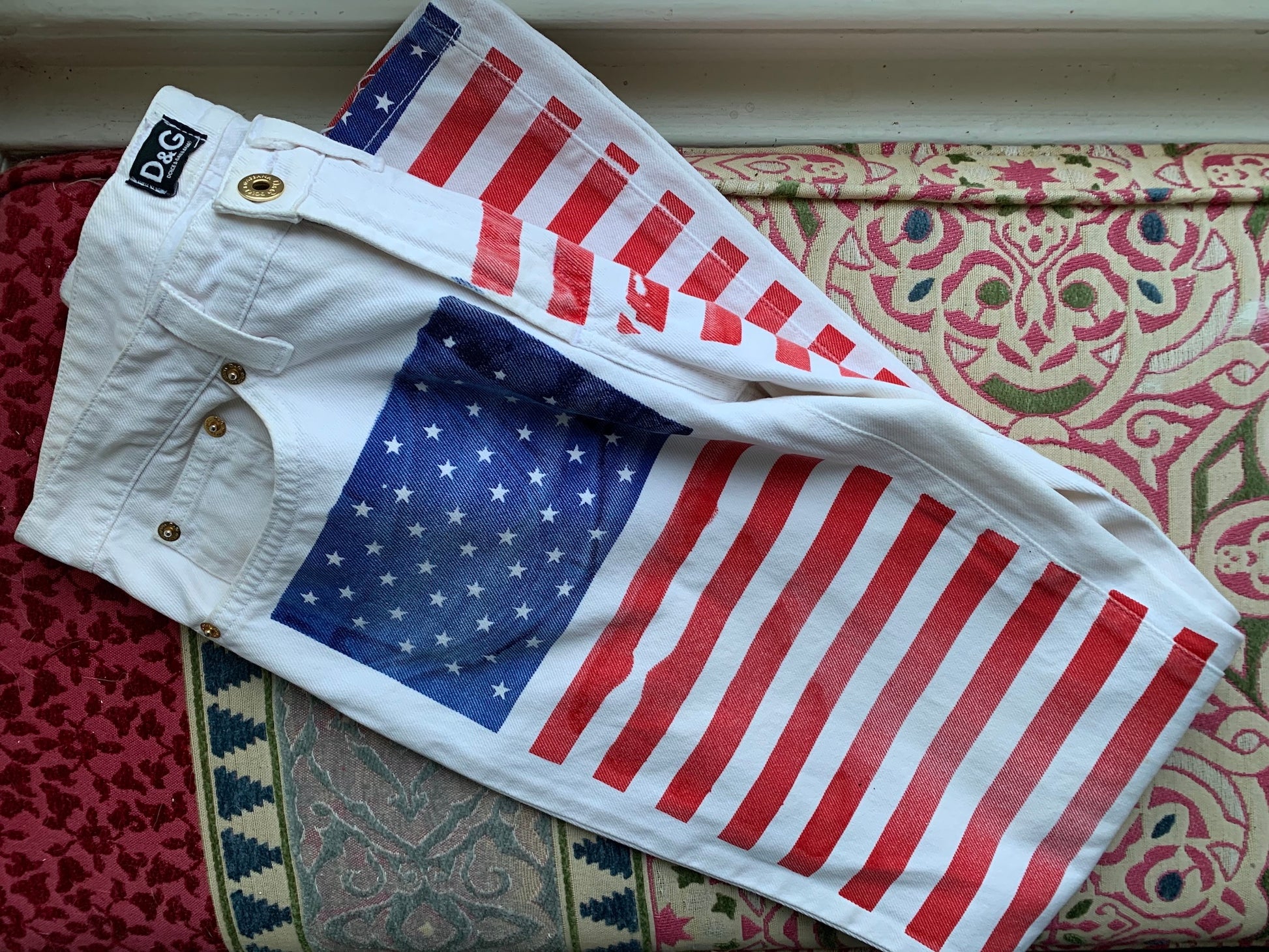 Vintage D&G American Flag Jeans