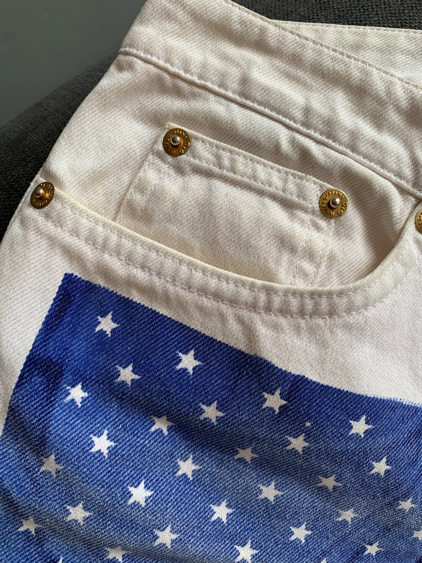 Vintage D&G American Flag Jeans