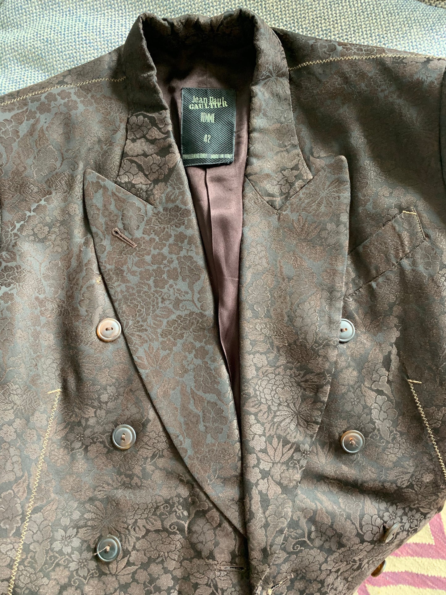 Vintage Jean Paul Gaultier Femme Brocade Blazer