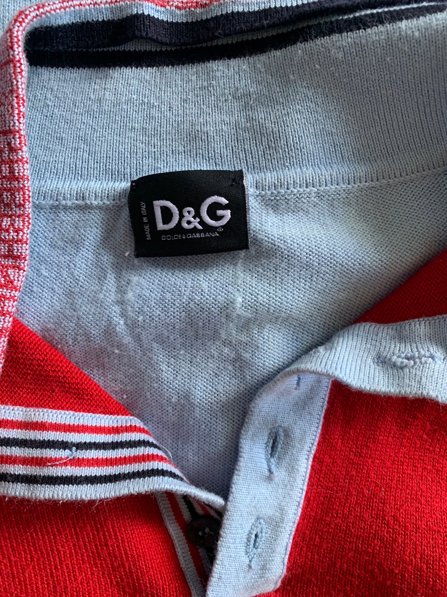 D&G Knitted Polo Shirt