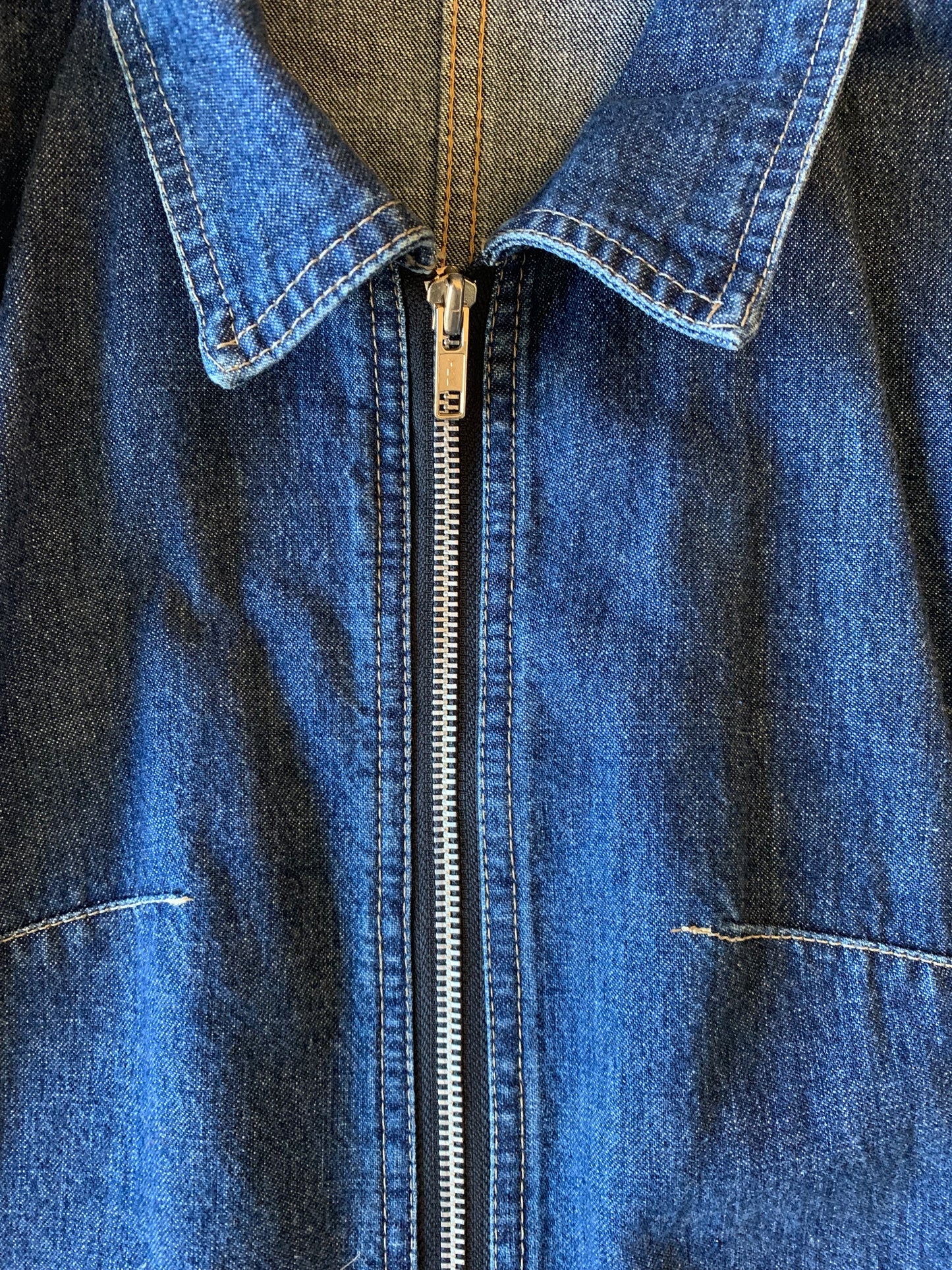 Vintage Long Denim Jacket