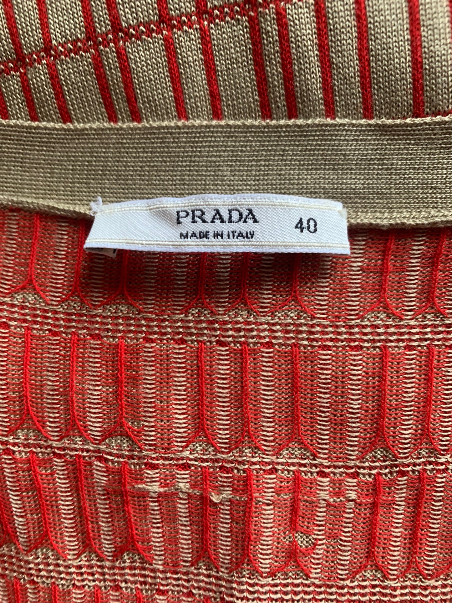 Vintage Prada Knitted Waistcoat