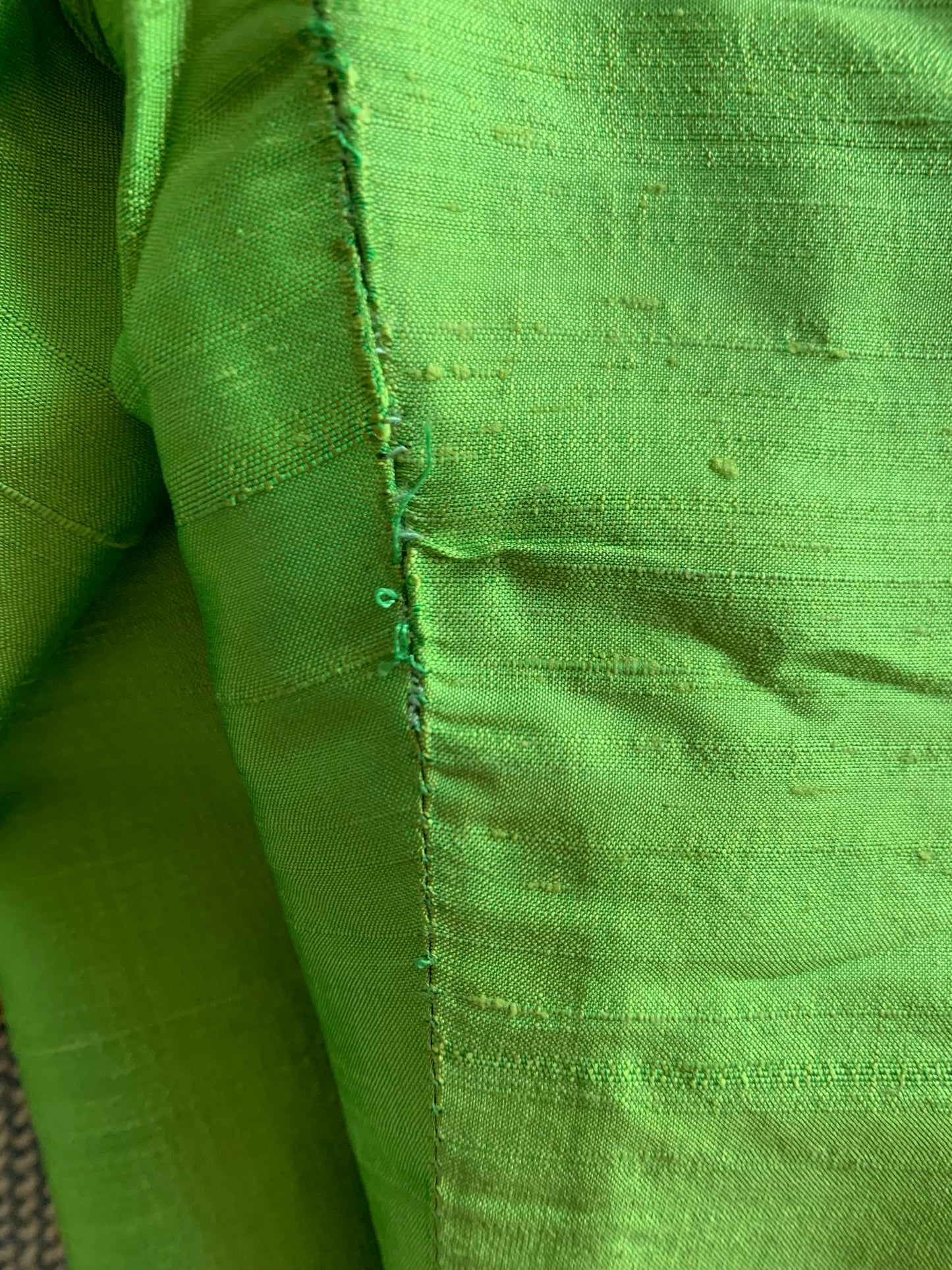 Vintage Dolce & Gabbana Green Silk Trousers