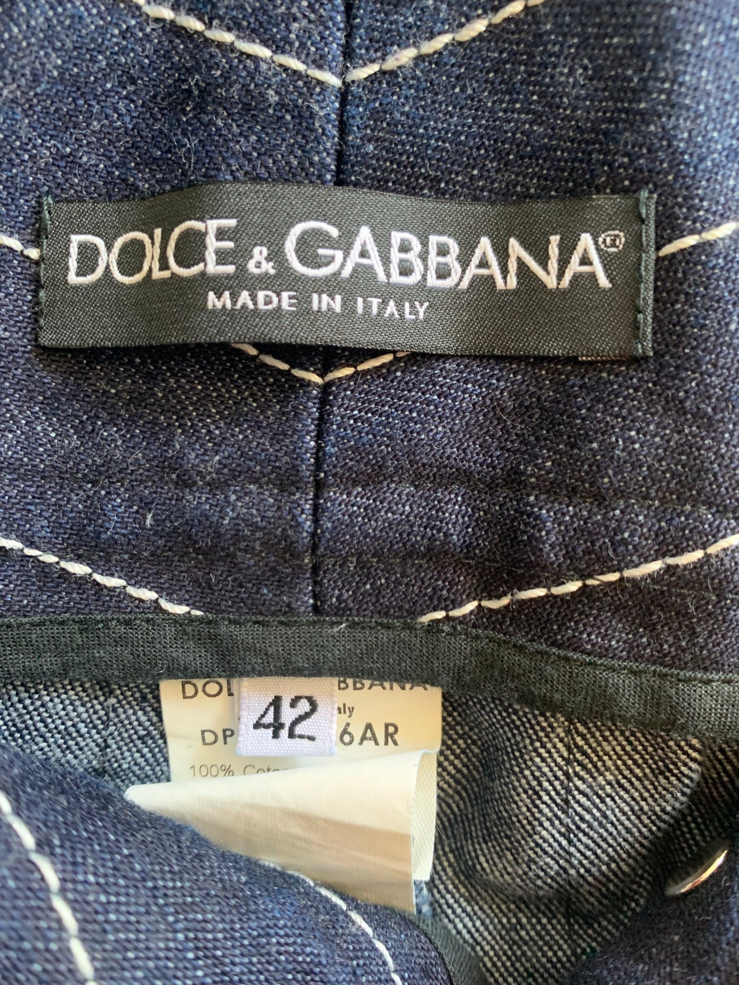 Dolce & Gabbana Spring 2002 Wide Leg Jeans