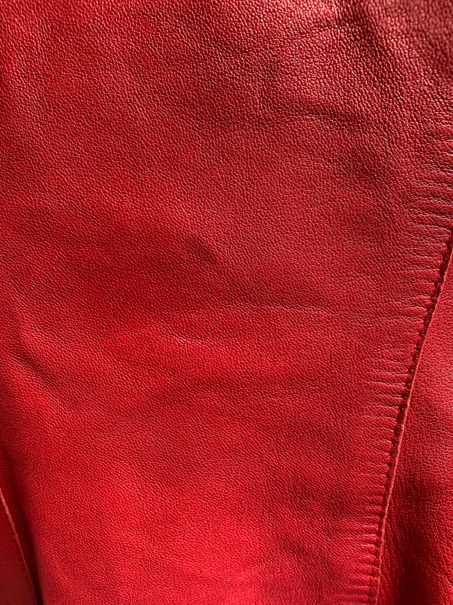 Vintage Gucci Red Leather Jacket