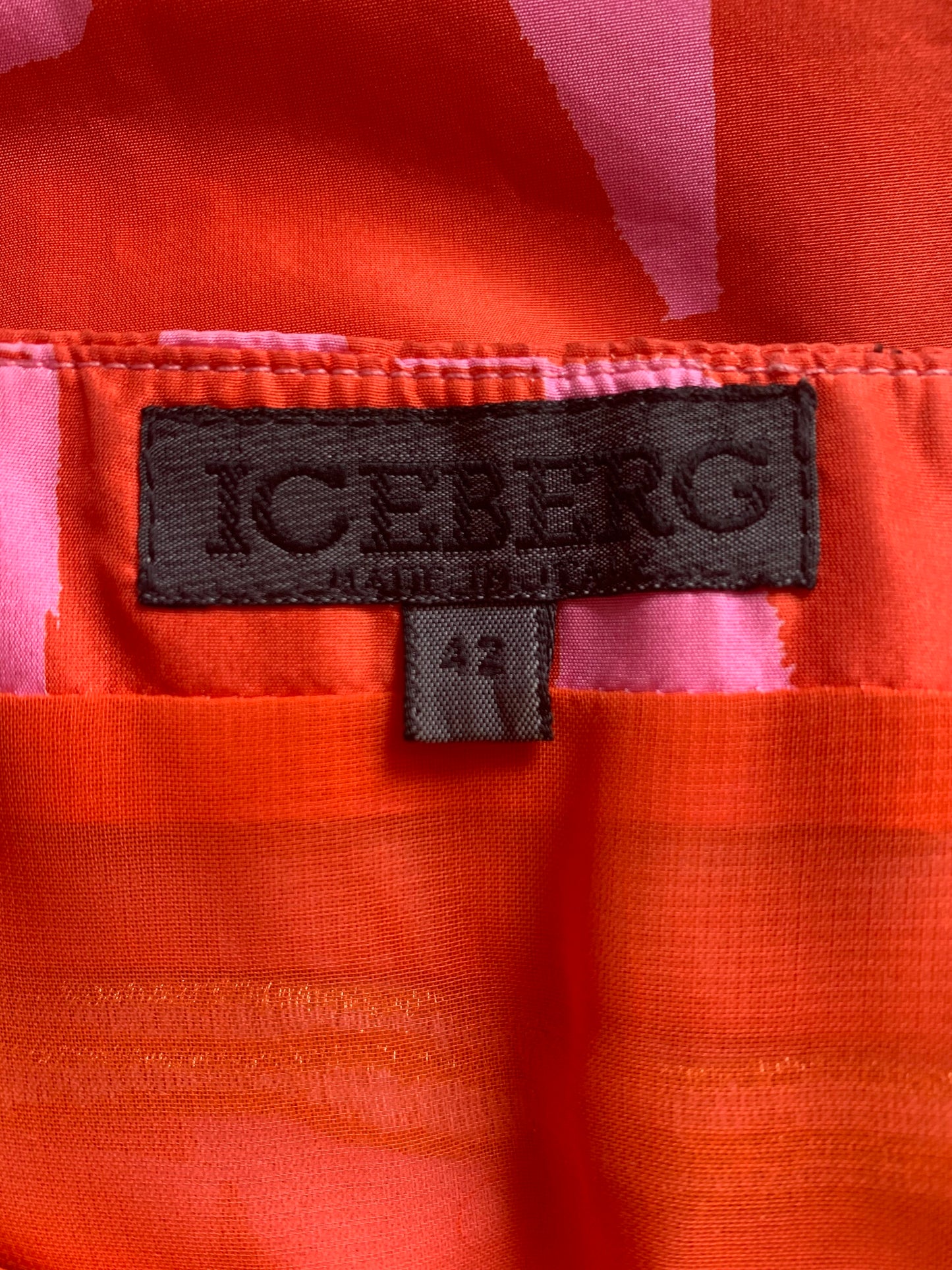 Vintage Iceberg S/S 2000 Silk Skirt