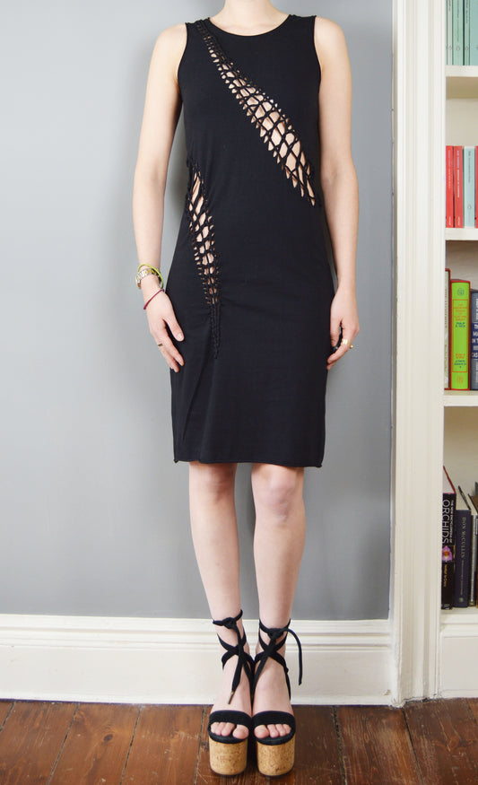 Vintage Jean Paul Gaultier S/S 2001 Black Dress