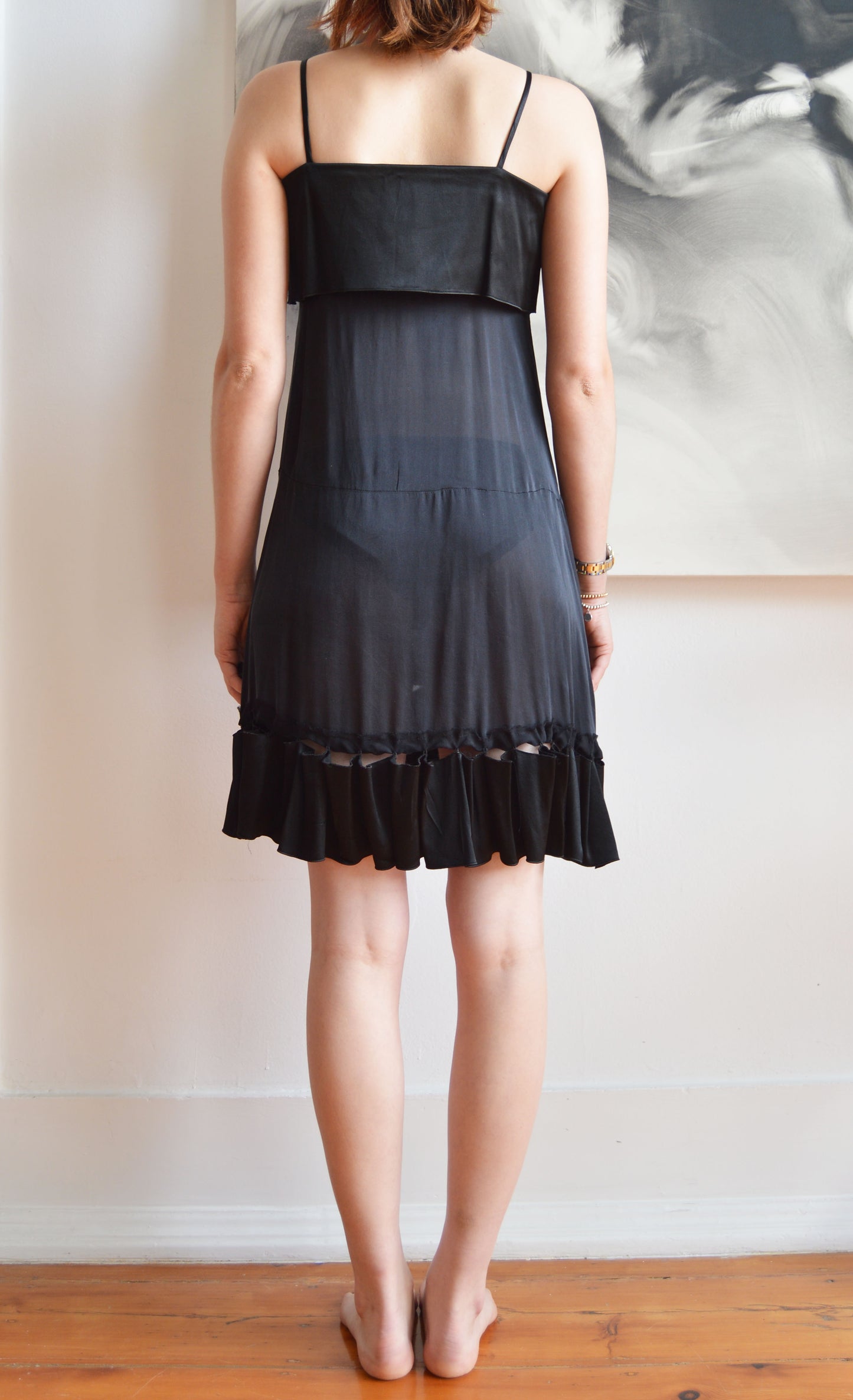 Chloe S/S 2005 Black Silk Dress