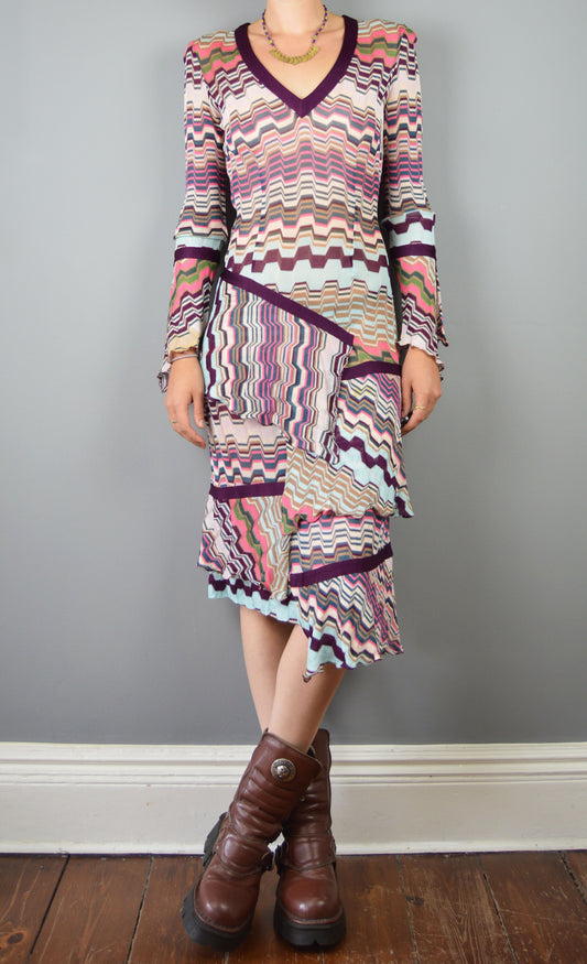 Missoni Multicolour Knitted Dress