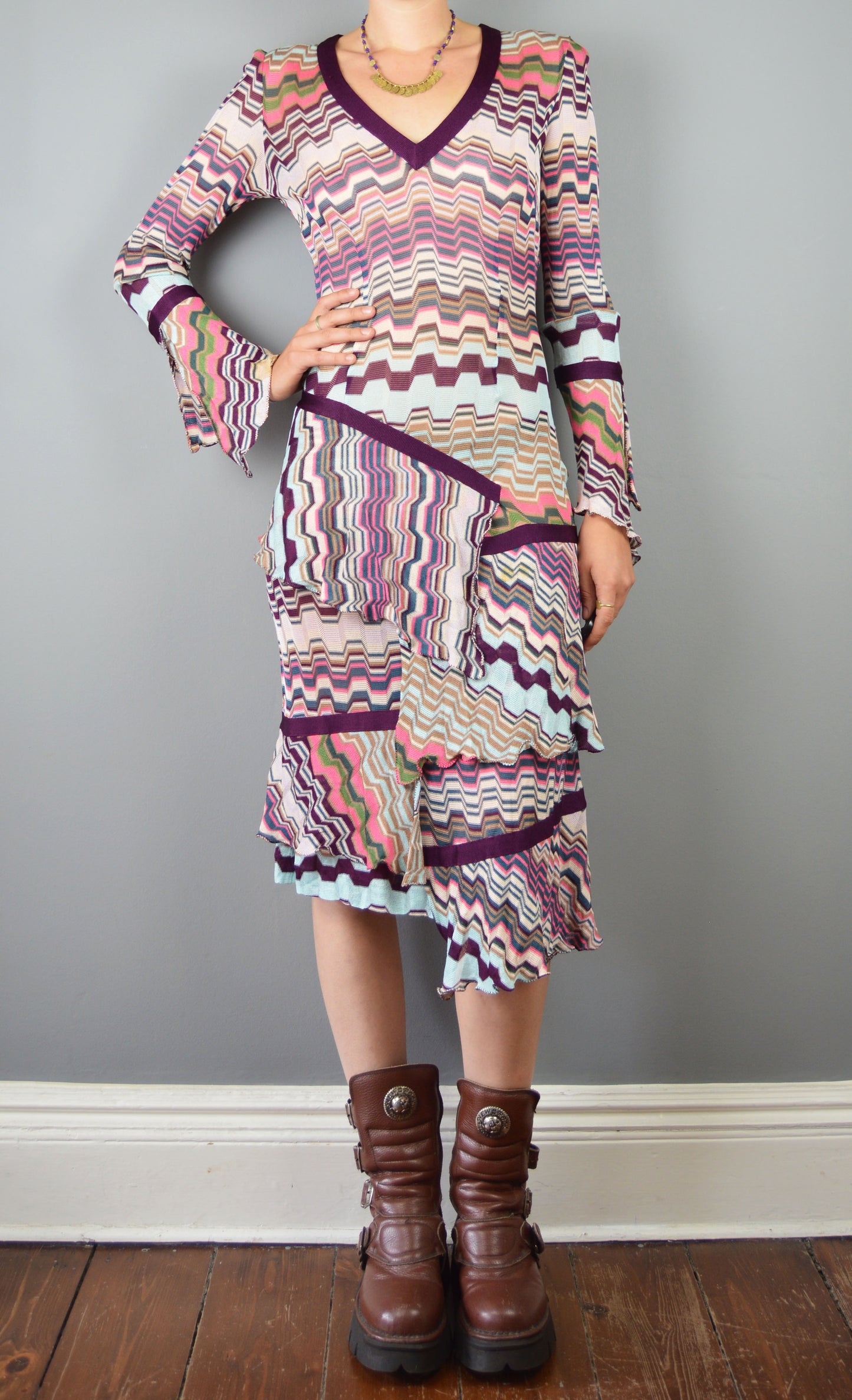 Missoni Multicolour Knitted Dress