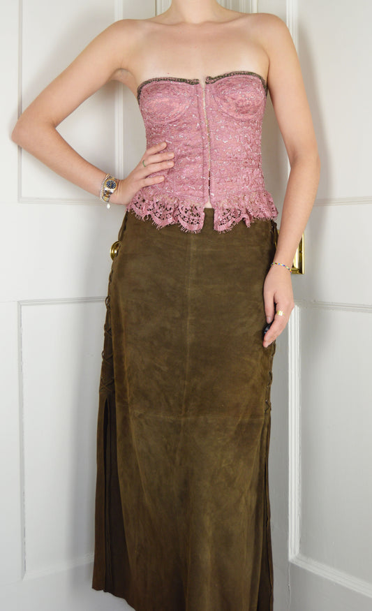 Moschino Pink Corset