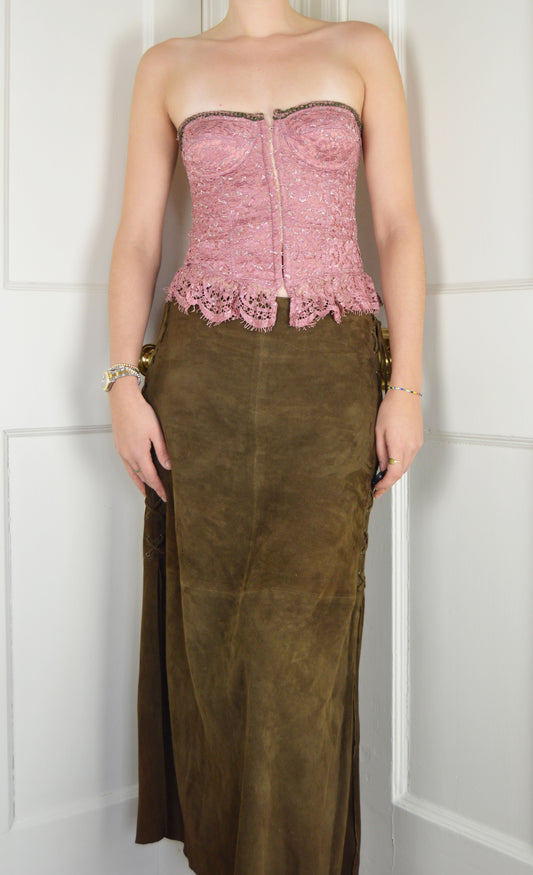 Moschino Pink Corset
