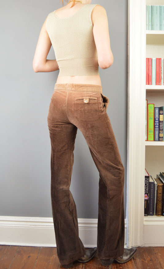 Vintage Chloé Ombre Velvet Trousers