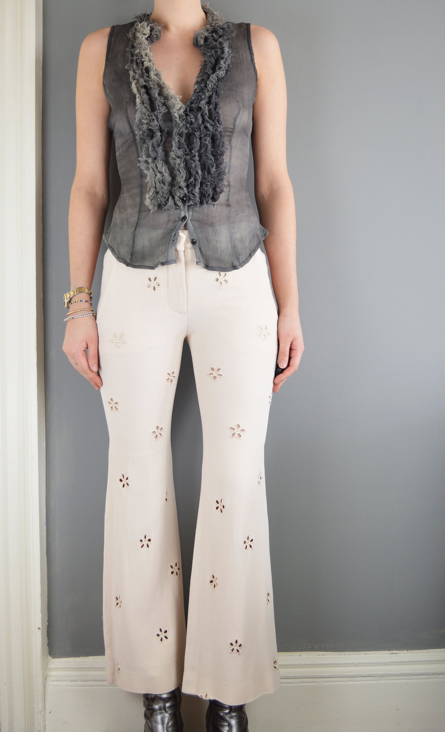 Vintage Chloé Cut Out Trousers