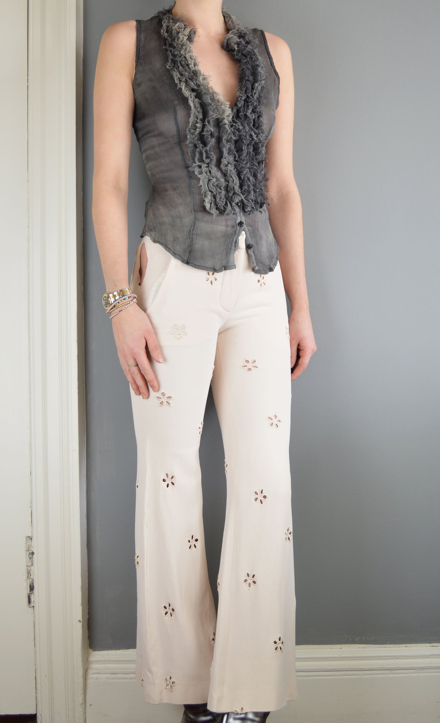 Vintage Chloé Cut Out Trousers