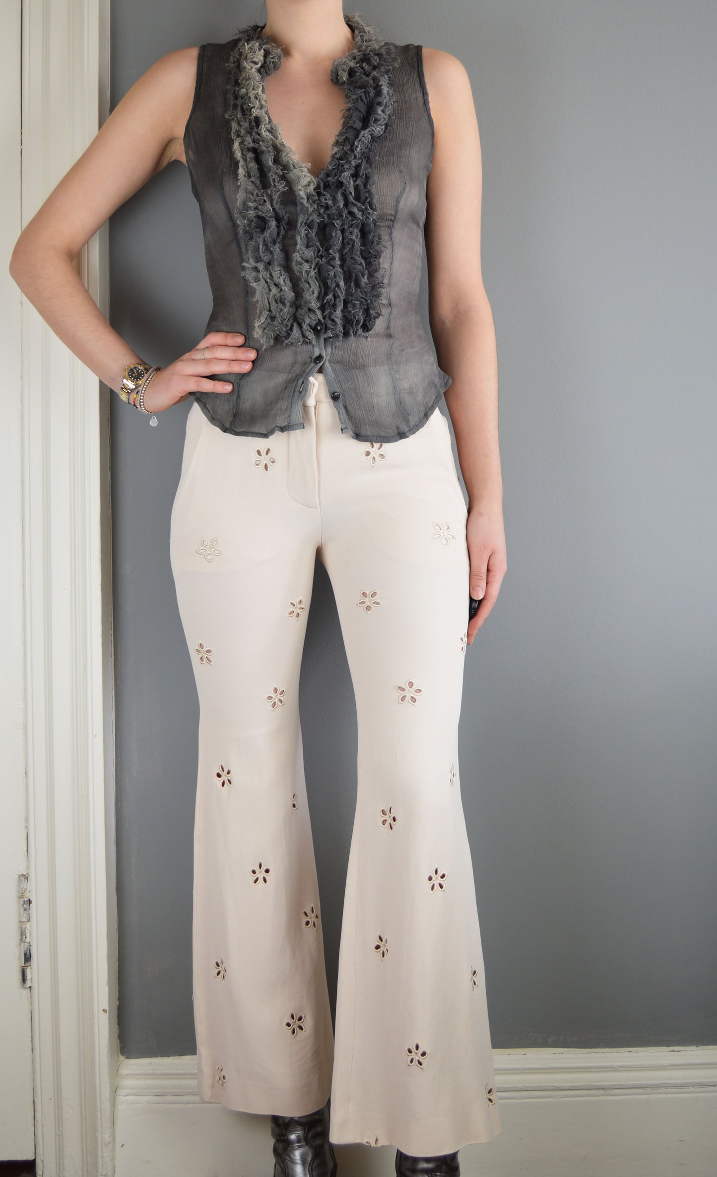 Vintage Chloé Cut Out Trousers