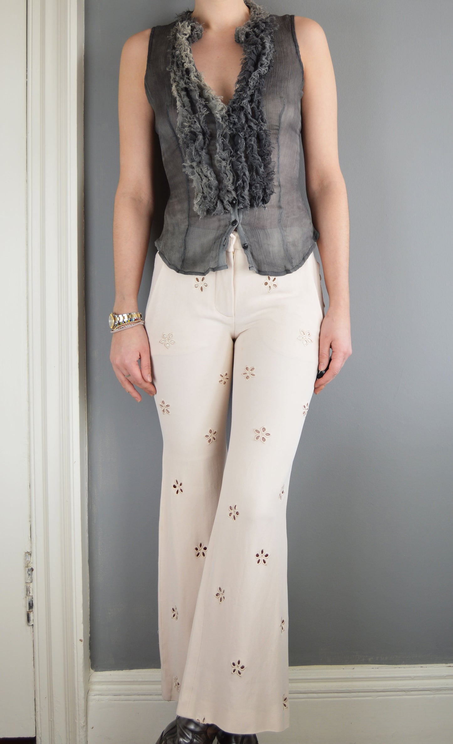 Vintage Chloé Cut Out Trousers