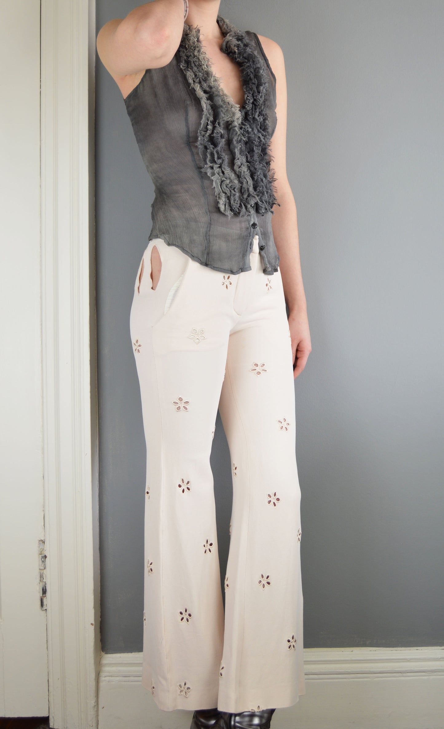 Vintage Chloé Cut Out Trousers