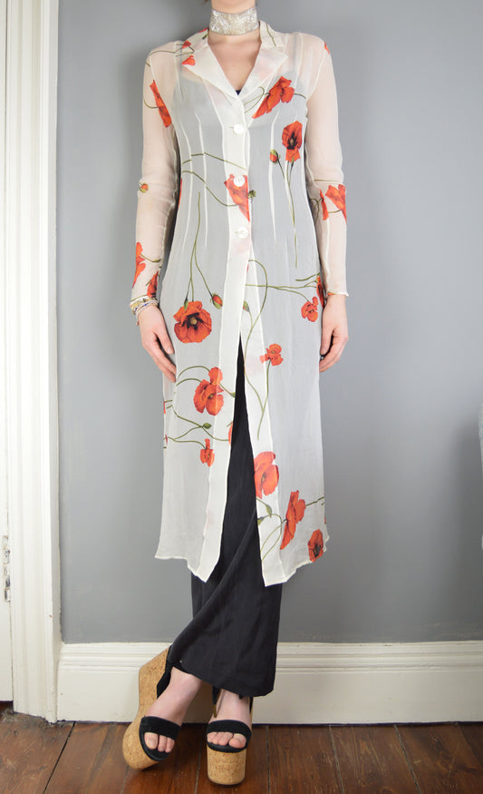 Vintage Dolce & Gabbana S/S 1997 Sheer Shirt Dress