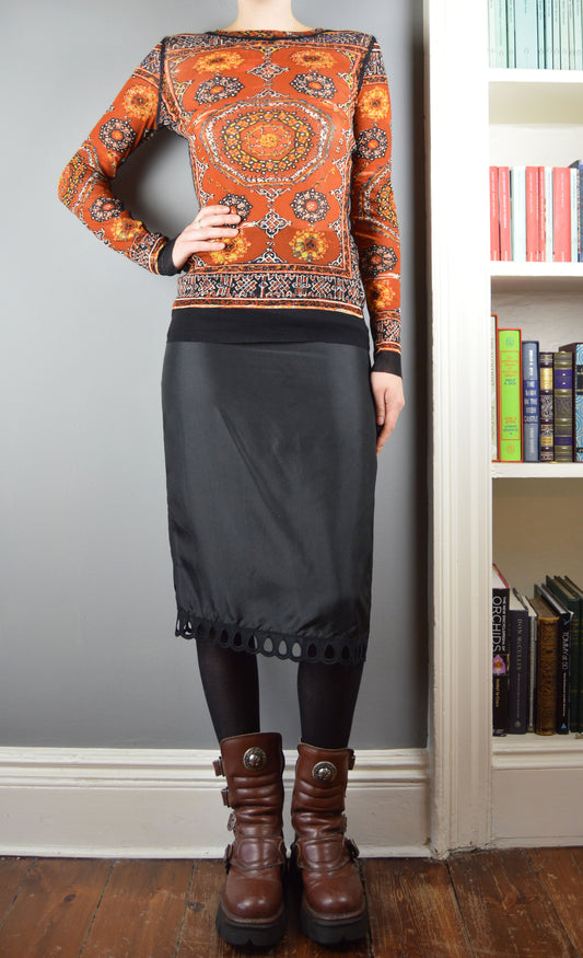 Vintage Jean Paul Gaultier Stained Glass Mesh Top
