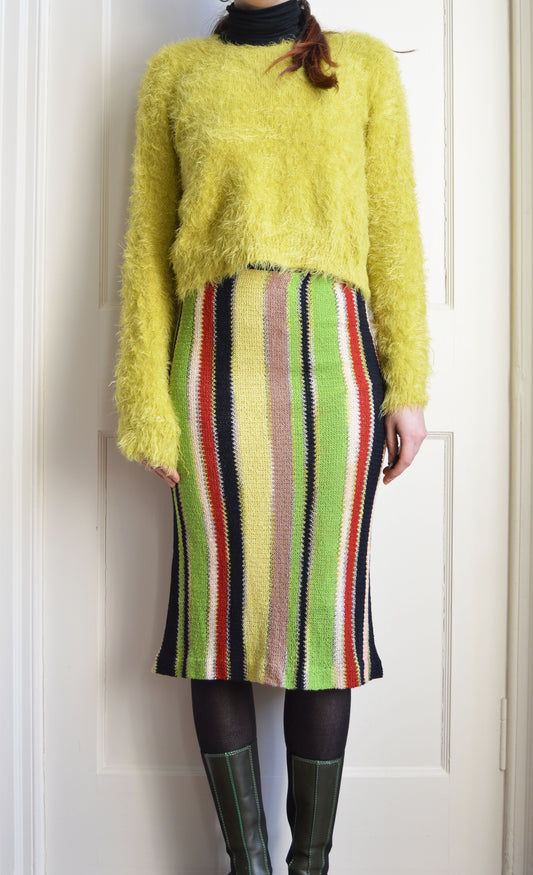 Vintage Missoni Striped Pencil Skirt